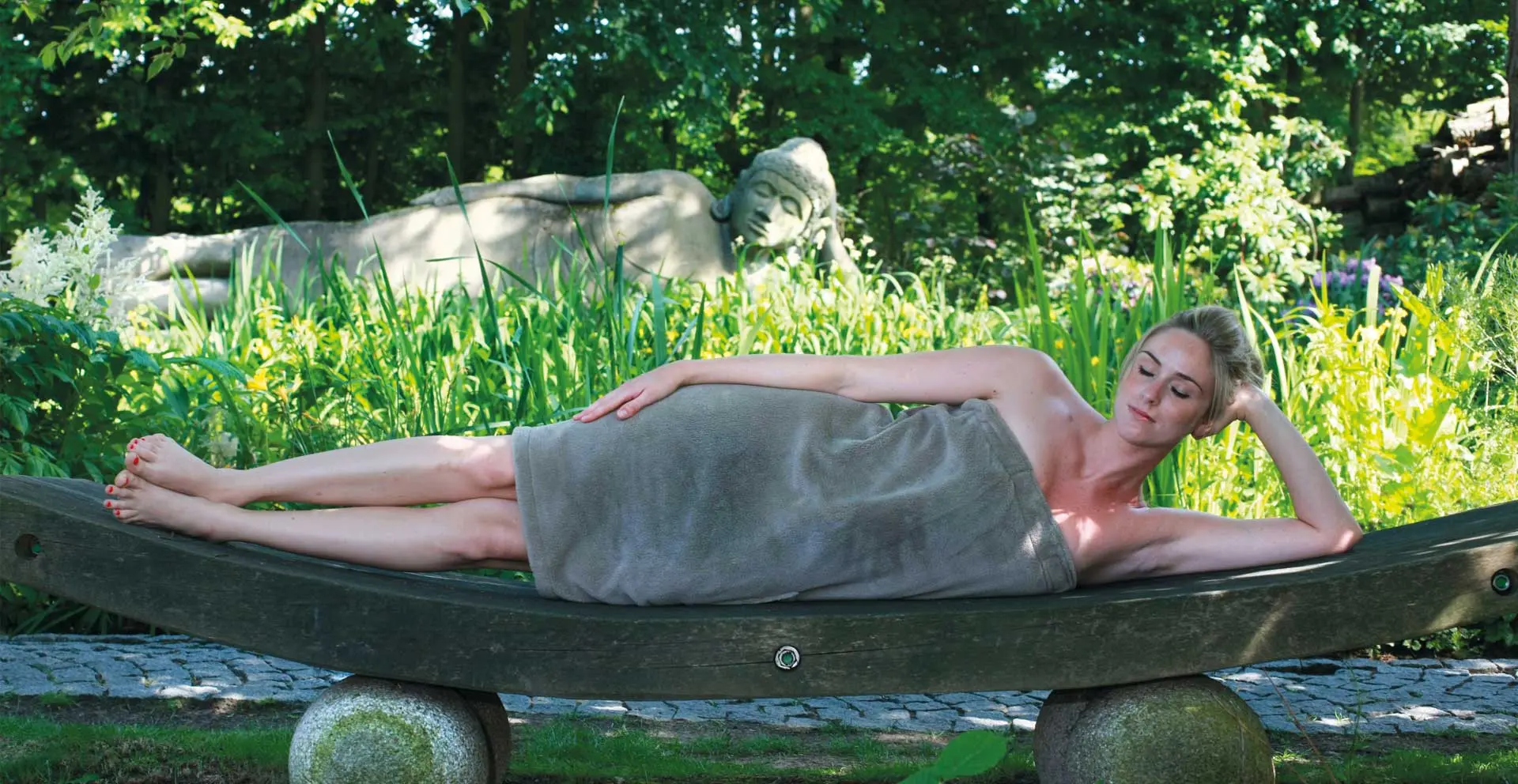 Ausruhen in unserem wunderschönen Garten