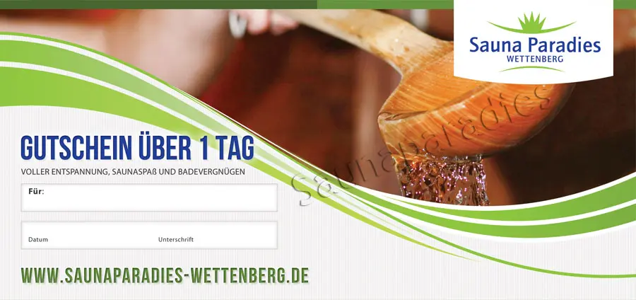 Tagesgutschein vorne